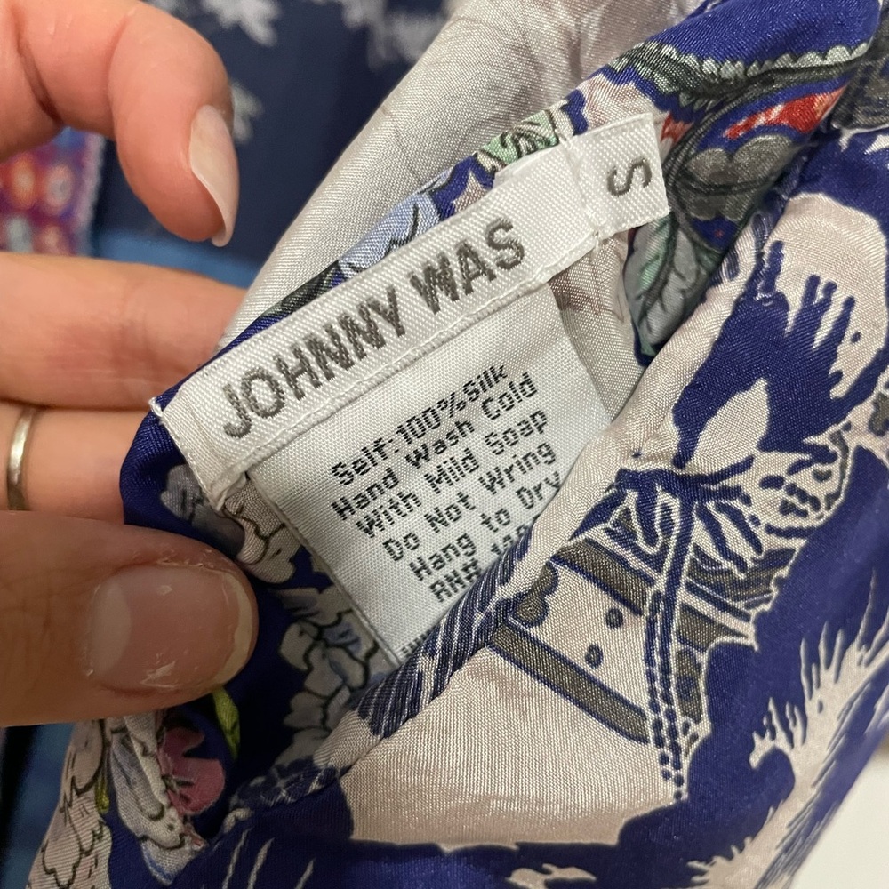 Johnny Was Multicolor Floral Cape - Picture 5 of 6